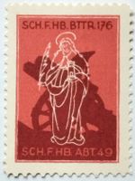 Soldatenmarke 2.WK, Sch F Hb Bttr 176, mattkarmi, Wi Art 344