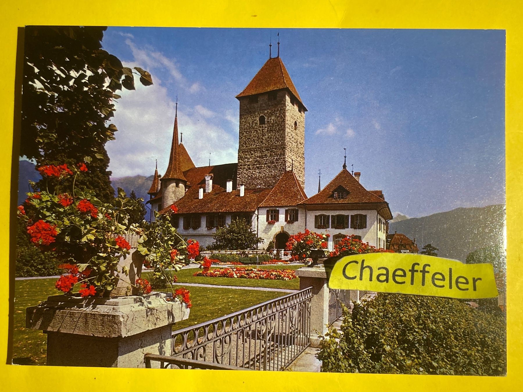 Cartes postales: 1976 Schloss Spiez – D'occasion à Zürich par Chaeffeler