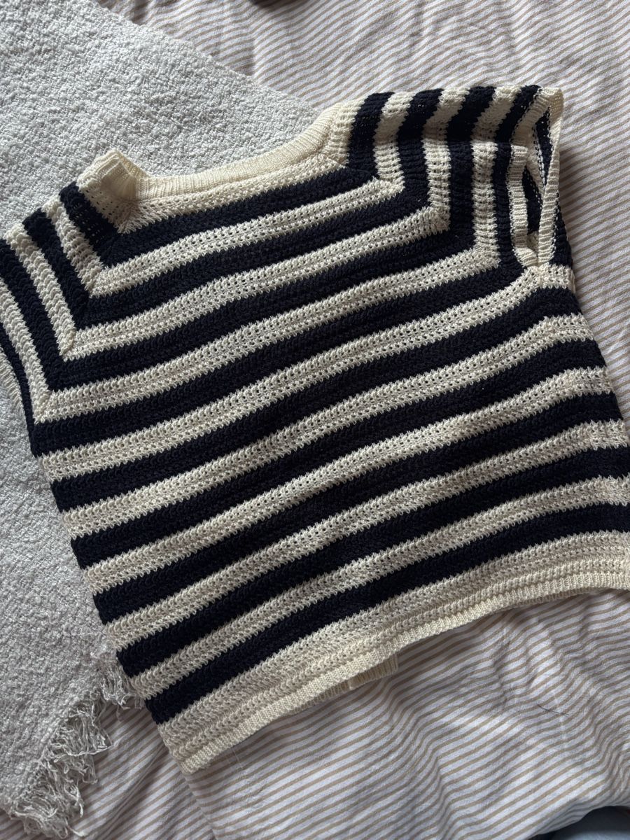 Primark Gilets & Westen: Gestrickte Weste dunkelblau/beige Grösse S – Neu (gemäss Beschreibung) aus Willerzell von cha_qk8t 1