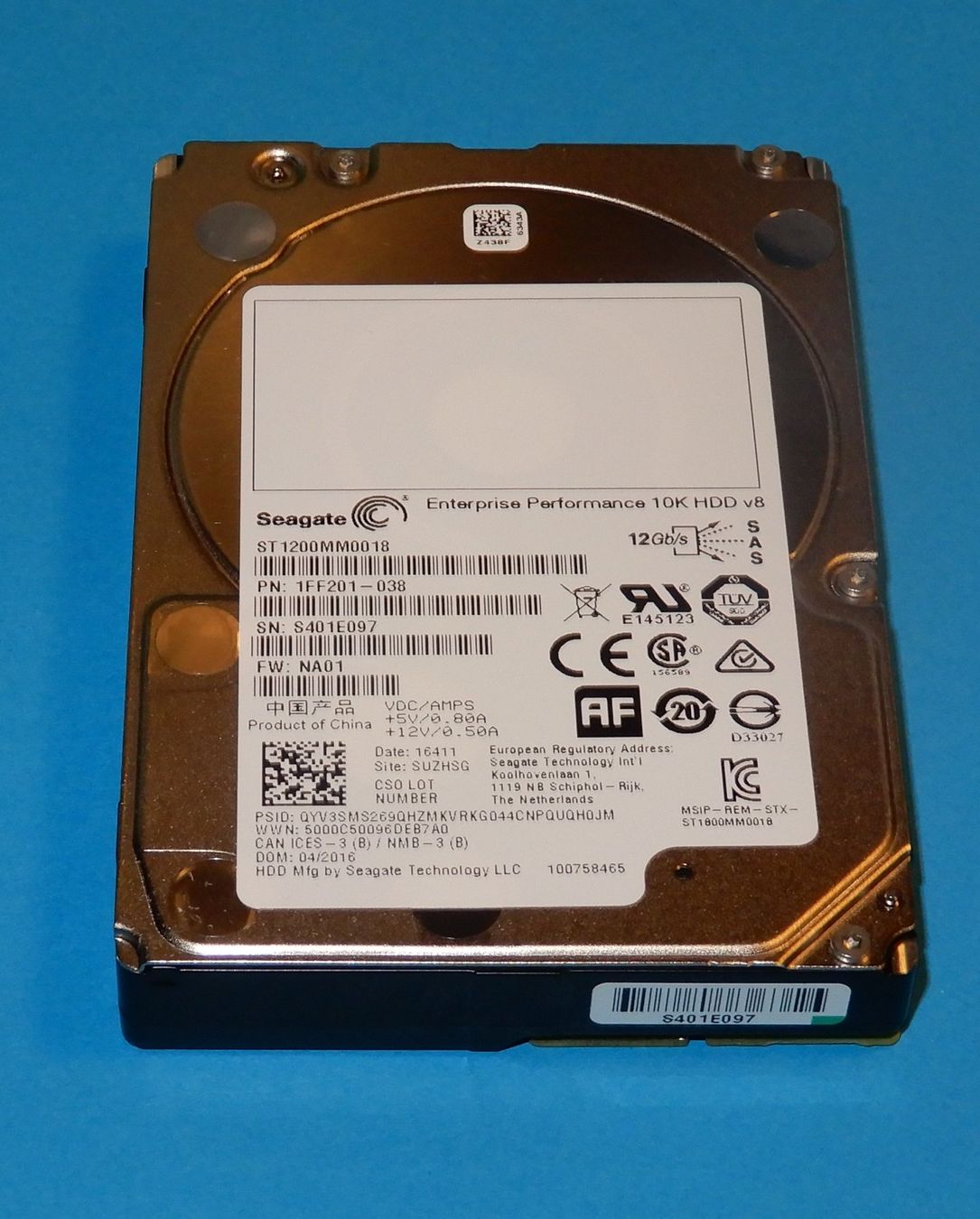 Seagate Harddisks: Seagate SAS 1.2 TB Model Nr:ST 1200MM0018 – Gebraucht aus Bern von compischop