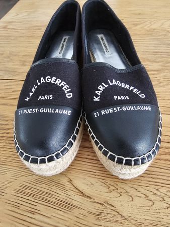 Karl Lagerfeld Espadrilles, Gr. 38, neuwertig, Sommer-Look!
