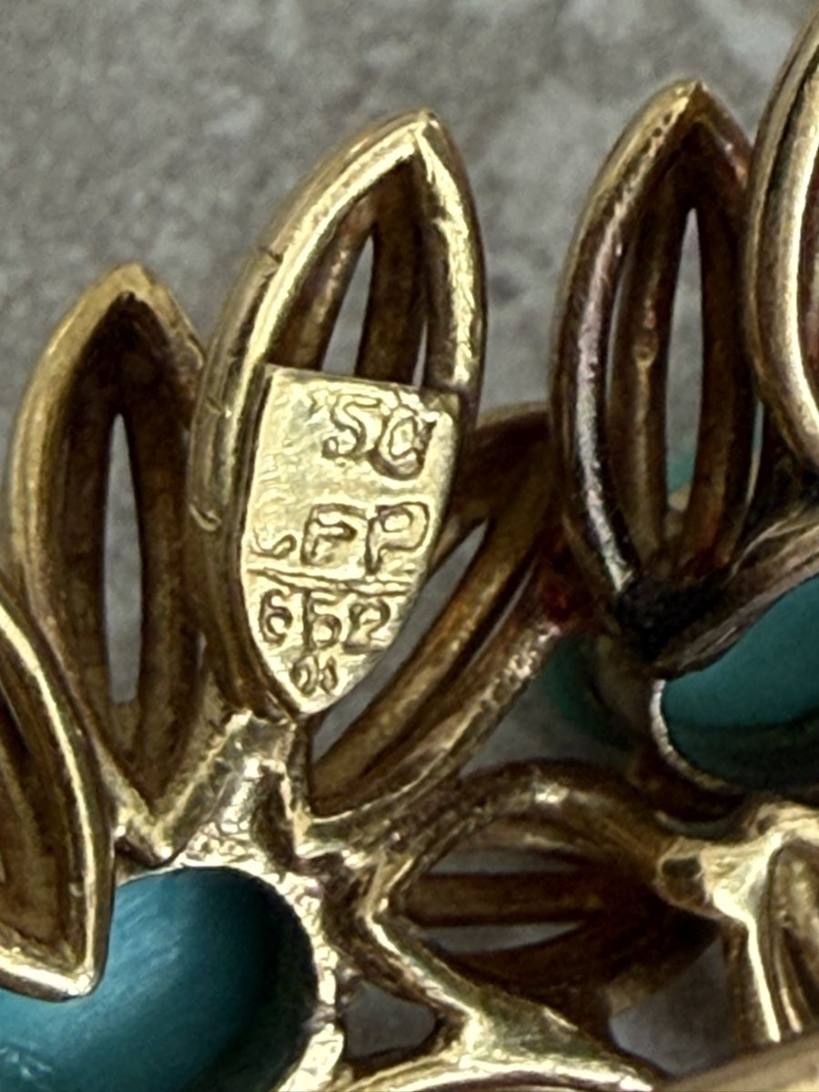 Broschen & Nadeln: Brosche Gelb Gold 14k – Gebraucht aus Oberhof von RealStone 7