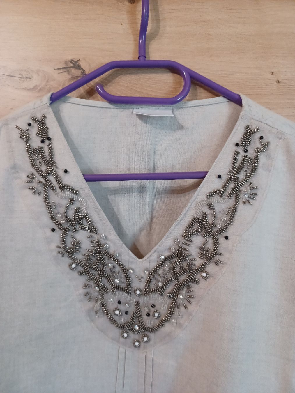 C&A Tuniche: Bluse mit Perlenstickerei Grösse 50 – Usato da Boswil venduto da Joli2222 1