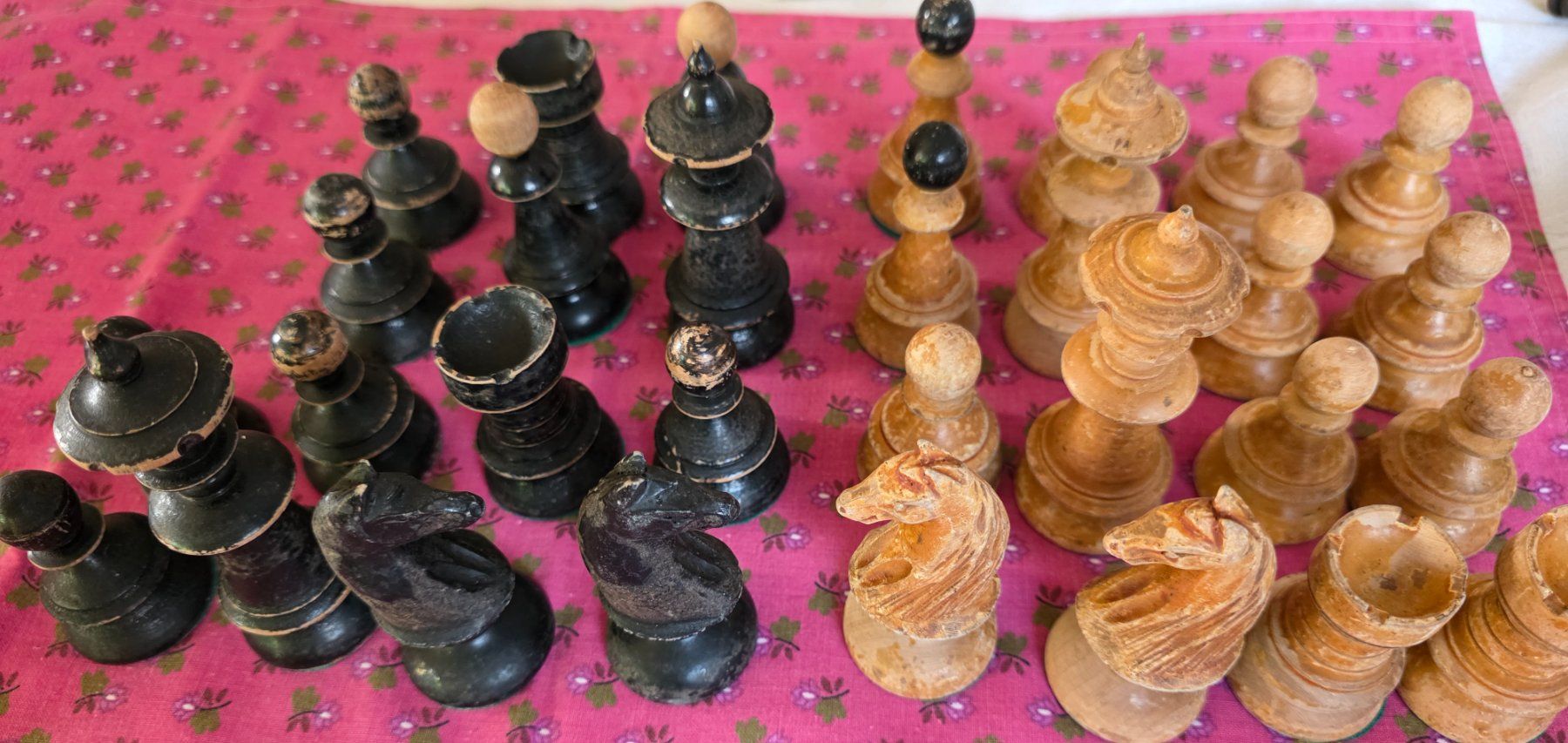 Giochi: Schachfiguren Holz antik – Usato da Wittenbach venduto da rose_rosi 3