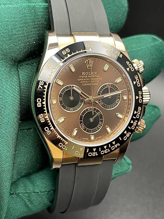 Rolex Uhren: Rolex Daytona Ref. 116515LN Oysterflex "Chocolate Dial" – Gebraucht aus Lugano von luganotopwatches 5