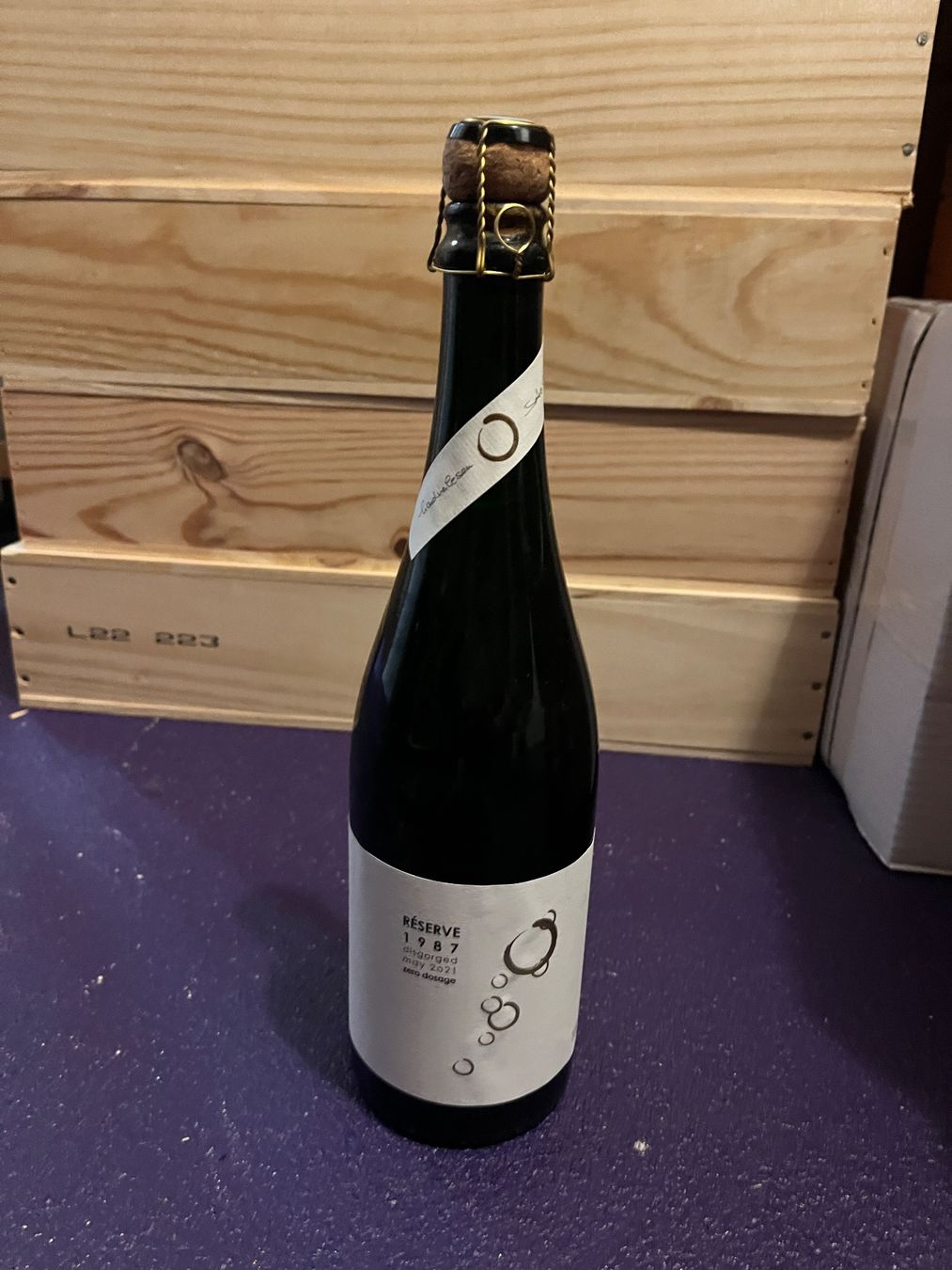 Vino: 1987 Peter Lauer Saar Riesling Sekt Reserve – Nuovo (secondo la descrizione) da Lenzburg venduto da Estrech