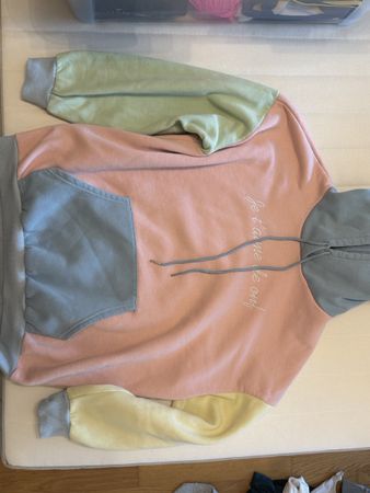 Sweat à capuche color taille M/L