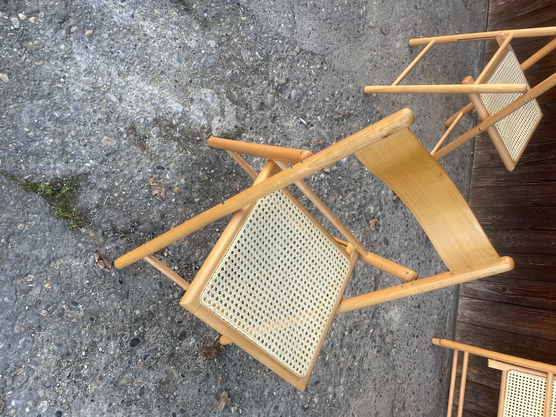 Sedie: Klappstühle mit Geflecht // 4er Set – Usato da Schinznach-Dorf venduto da mix 7