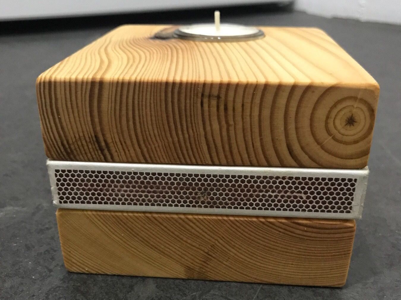 Bougeoirs: Kerzenhalter aus Holz – Neuf avec emballage d'origine à Buttwil par mina010 2
