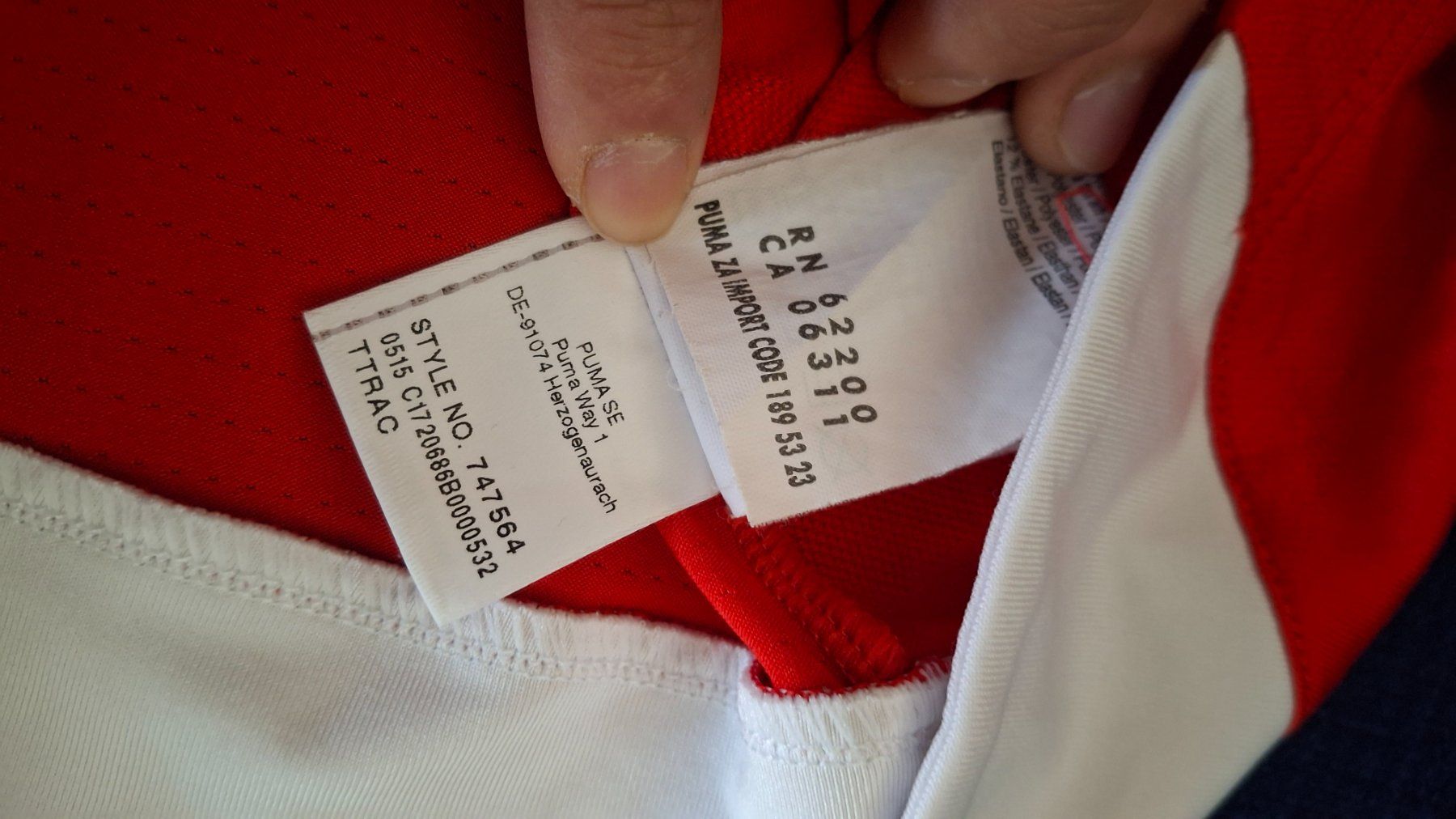 Arsenal Leibchen & Hosen: Arsenal 2015 2016 player version puma – Neu (gemäss Beschreibung) aus Yverdon-les-Bains von flo_8fgr 4