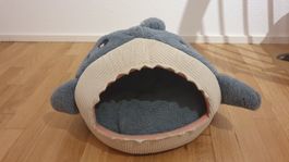 Katzenbett - Katzenhöhle in Haifisch Form