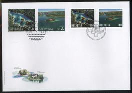 2022, FDC, Gemeinschaftsausgabe CH-Kroatien, SBK 85.–, E6