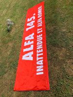 Alfa Romeo 145 Original Austellungs-Flagge
