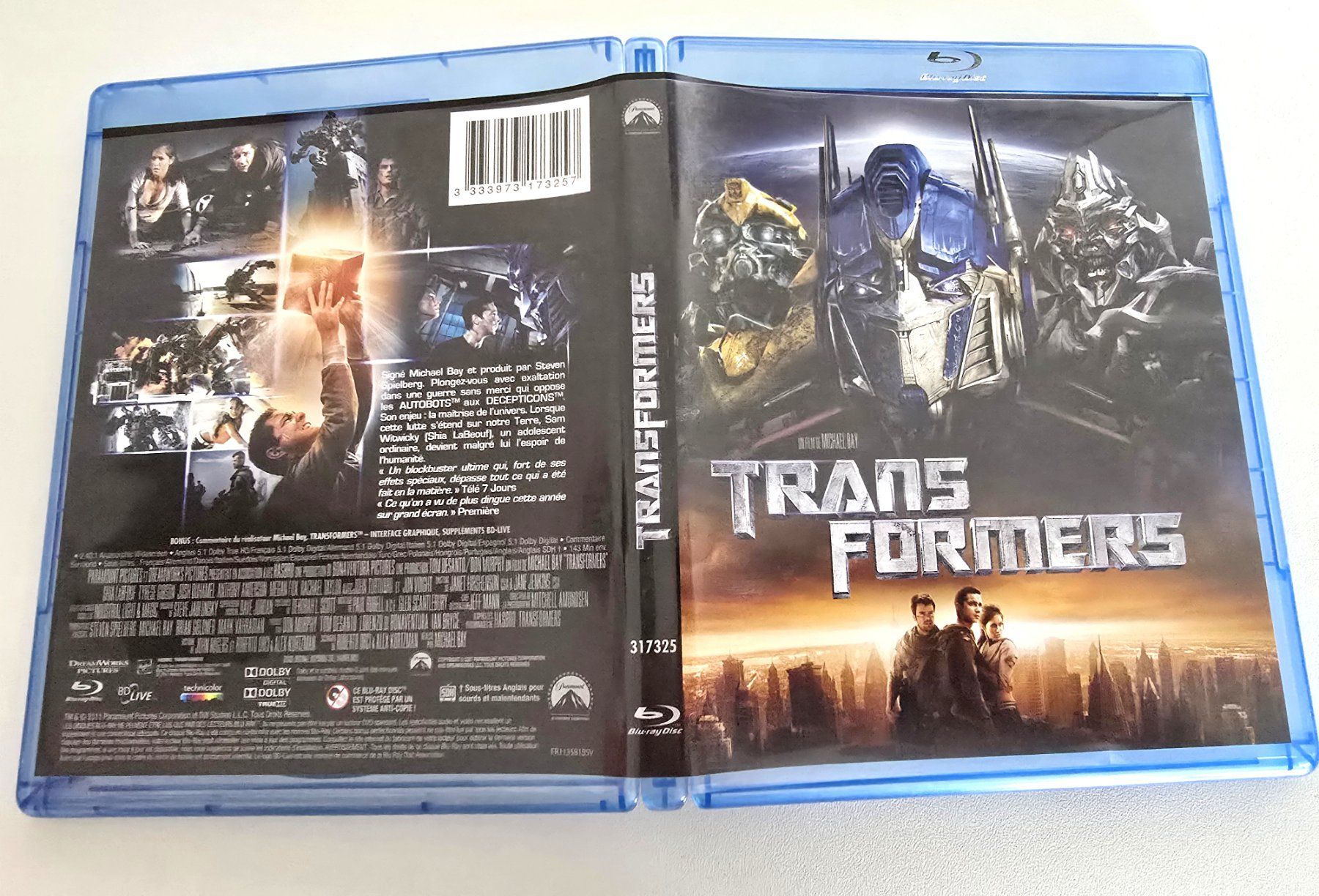 Tutti i DVDs: Blu-Ray Transformers 1 - 2 & 3 – Usato da La Chaux-de-Fonds venduto da Cokecollection