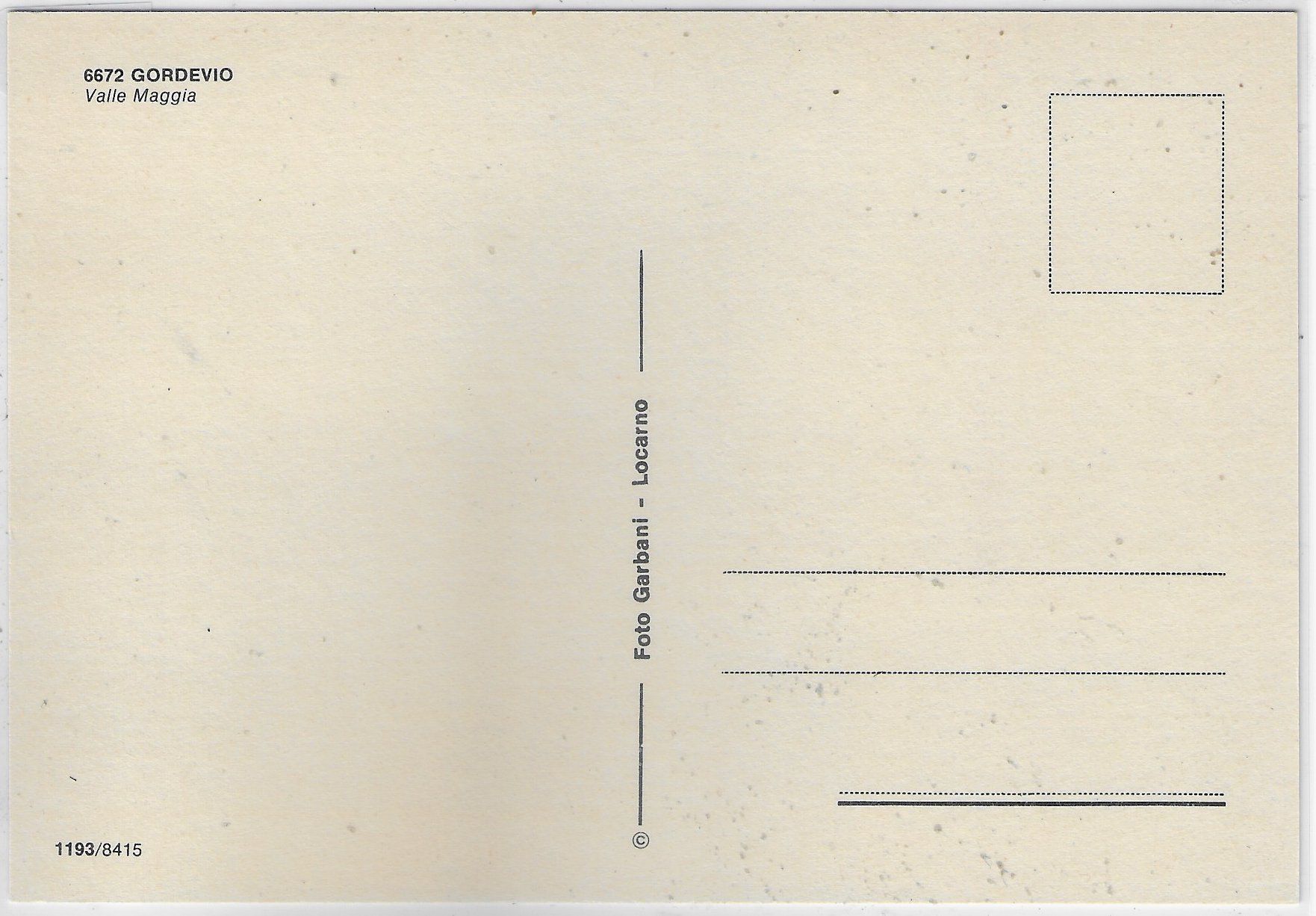 Cartes postales: Gordevio Valle Maggia – D'occasion à Ettingen par Kartenplanet 1