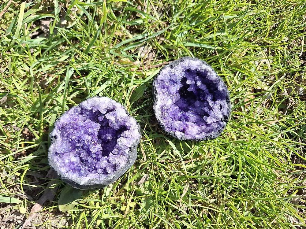 Geode, gefärbter Quarz aus Marokko (Neu und originalverpackt) in Root ...