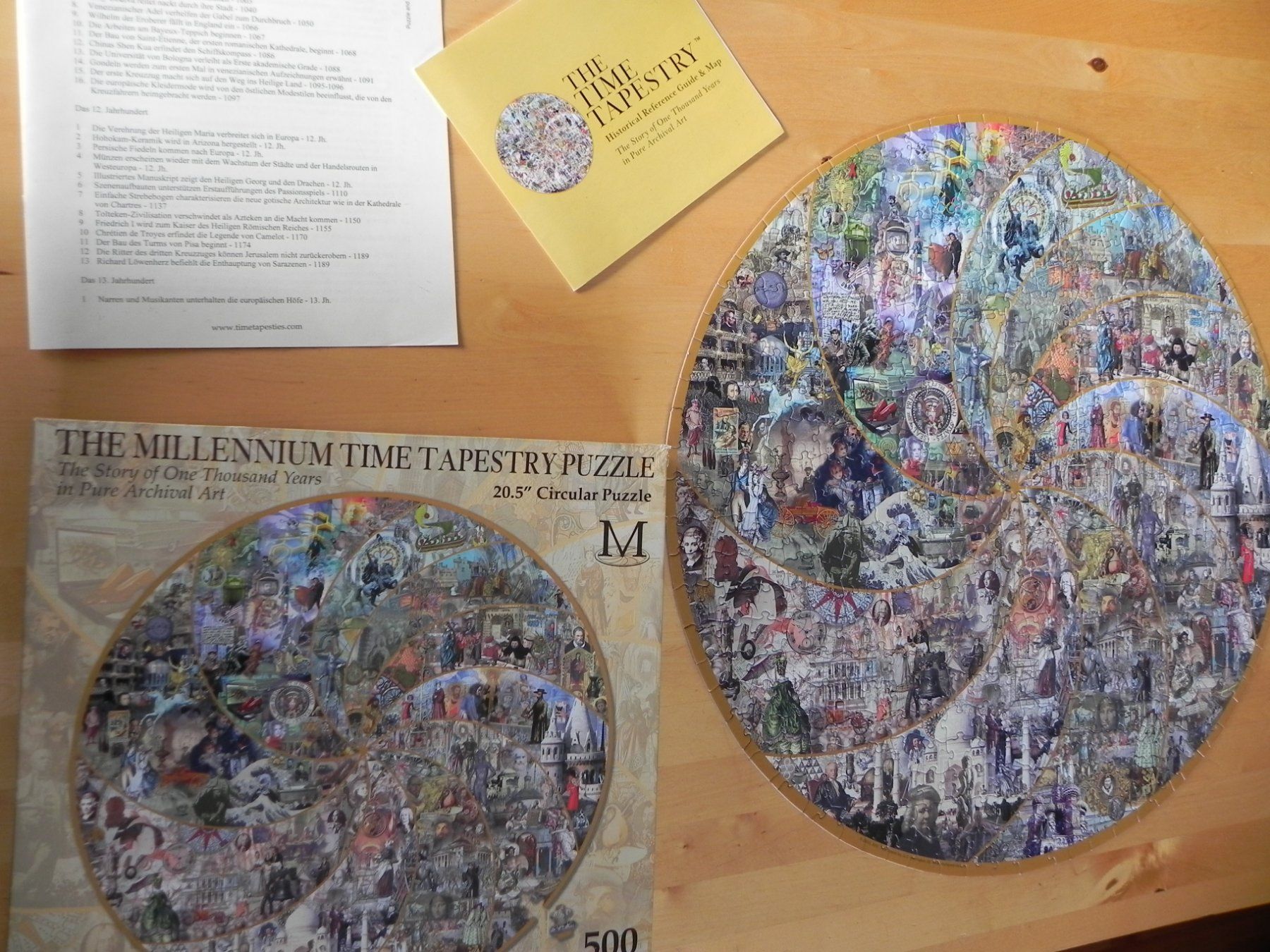 Puzzles: Puzzle rund 500 Teile Kunstmotiven – D'occasion à Stallikon par pcerny16 7