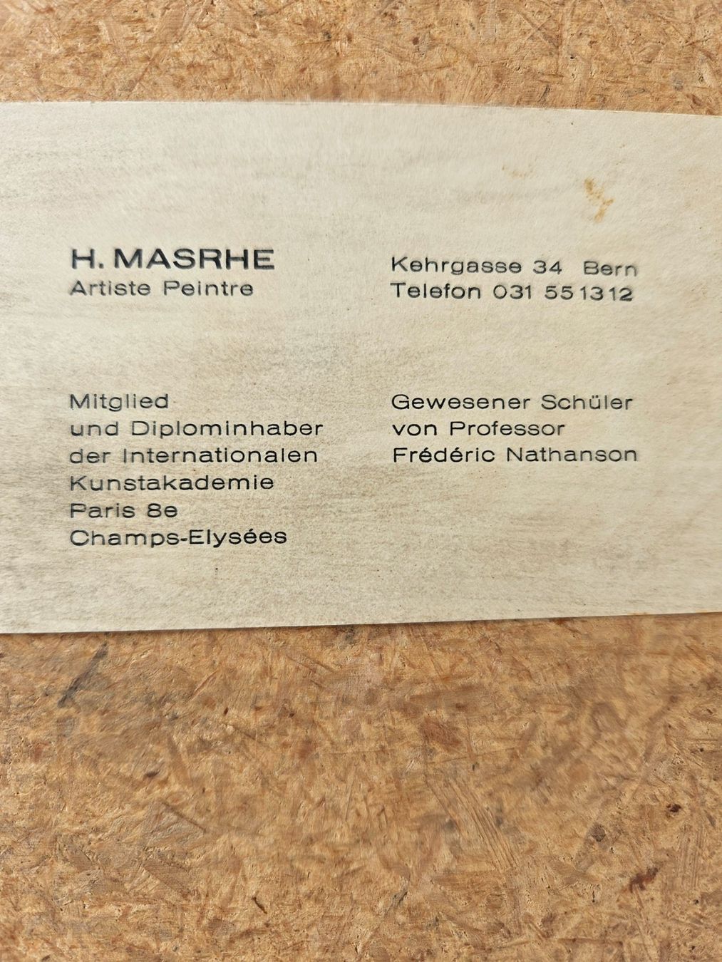 Dipinti: Schweizer Künstler Masrhe - Originales Ölgemälde "Paris" – Usato da Wittenbach venduto da anzo4 4