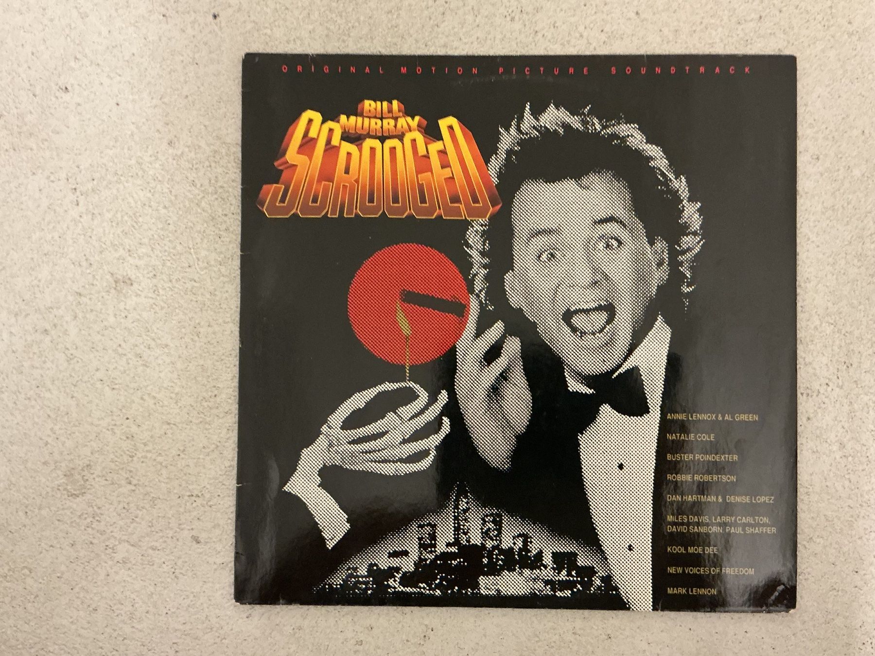 Dischi in vinile: Bill Murray's Scrooged LP - Soundtrack – Usato da Winterthur venduto da Tumko_7_Vinyl