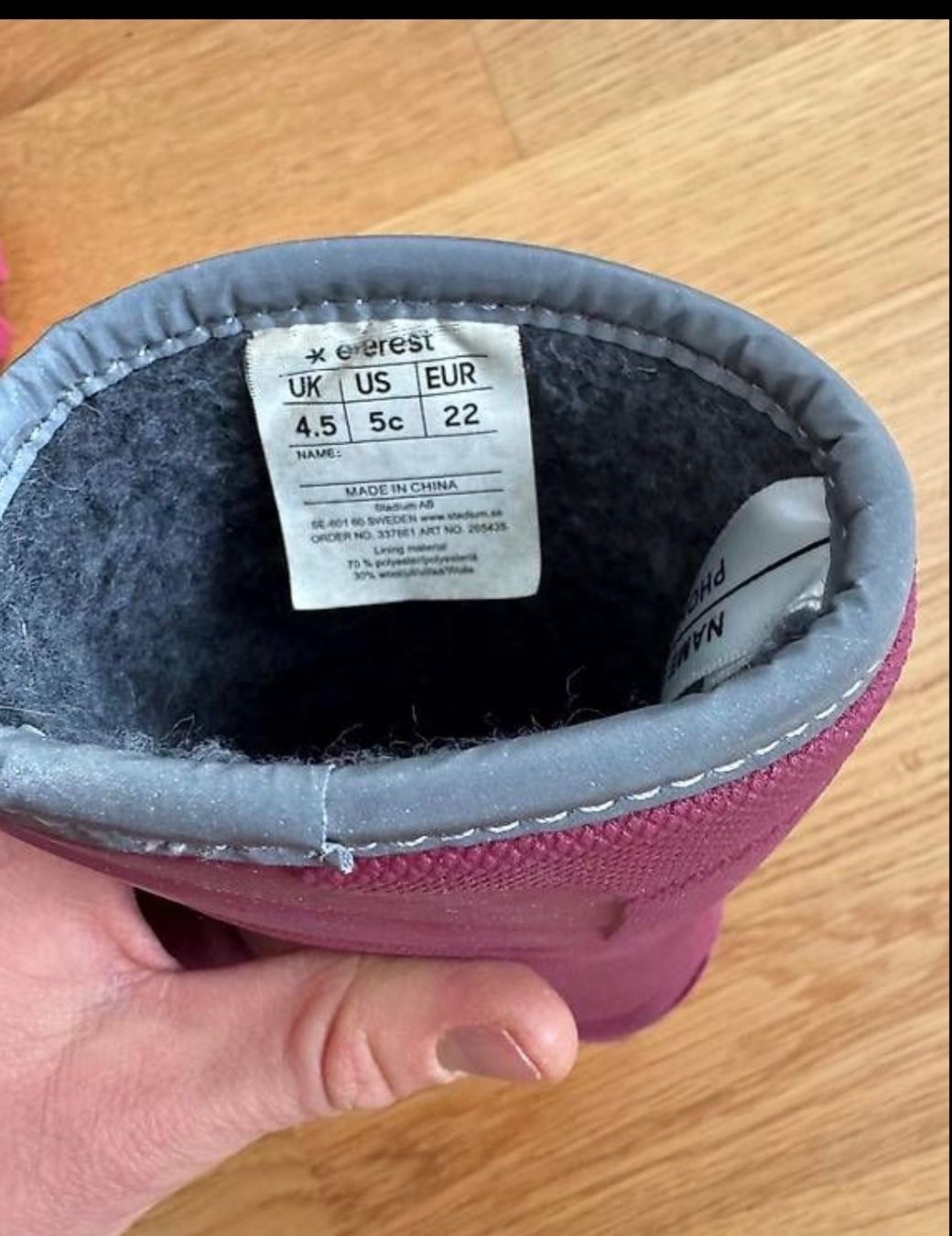 Scarpe per ragazze: Everest Gummistiefel – Usato da Zug venduto da sil_j6rl 2