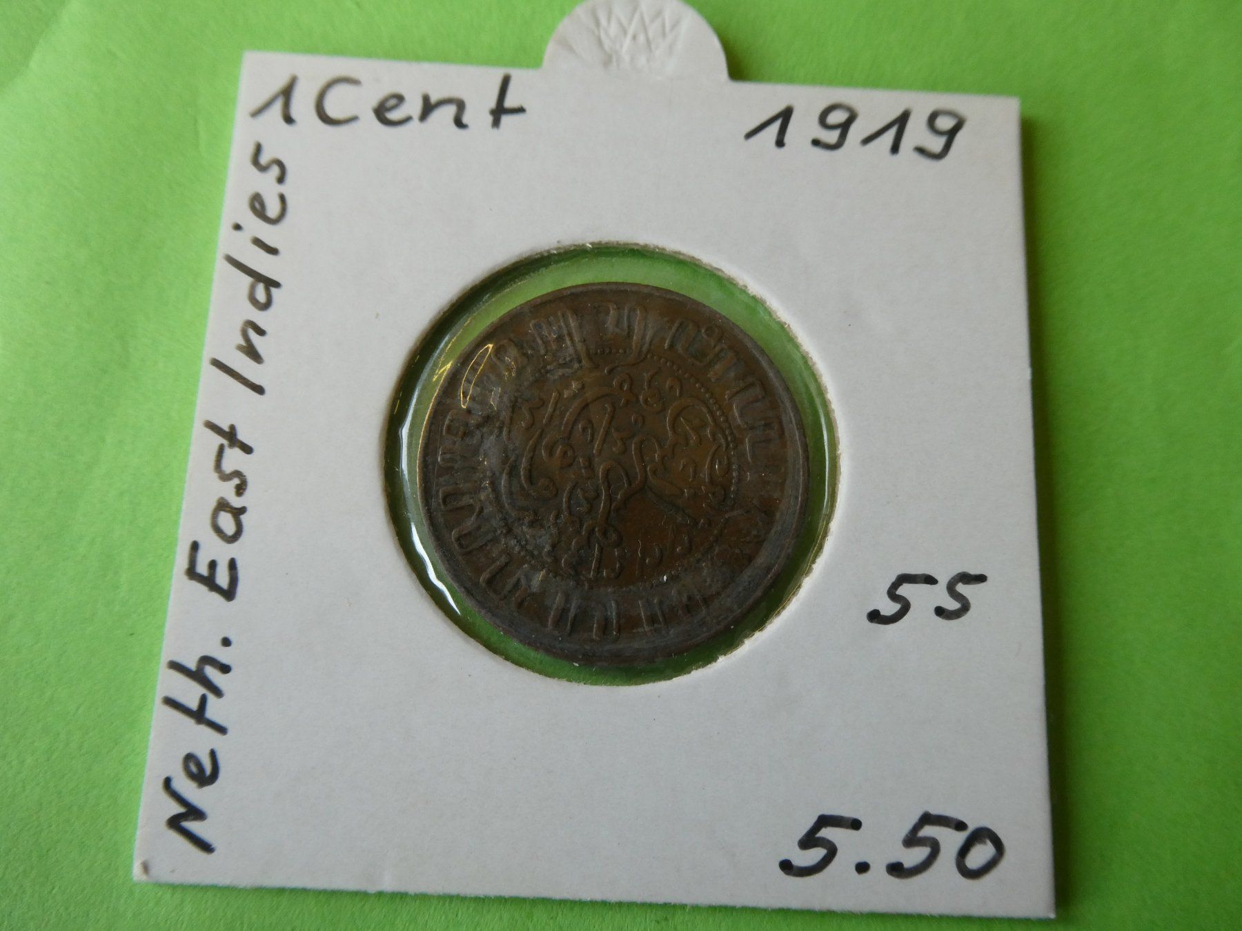 Tutti le monete: Niederländisch-Indien 1919, 1 Cent – Usato da Hinterforst venduto da Rohusri