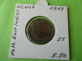 Niederländisch-Indien 1919, 1 Cent