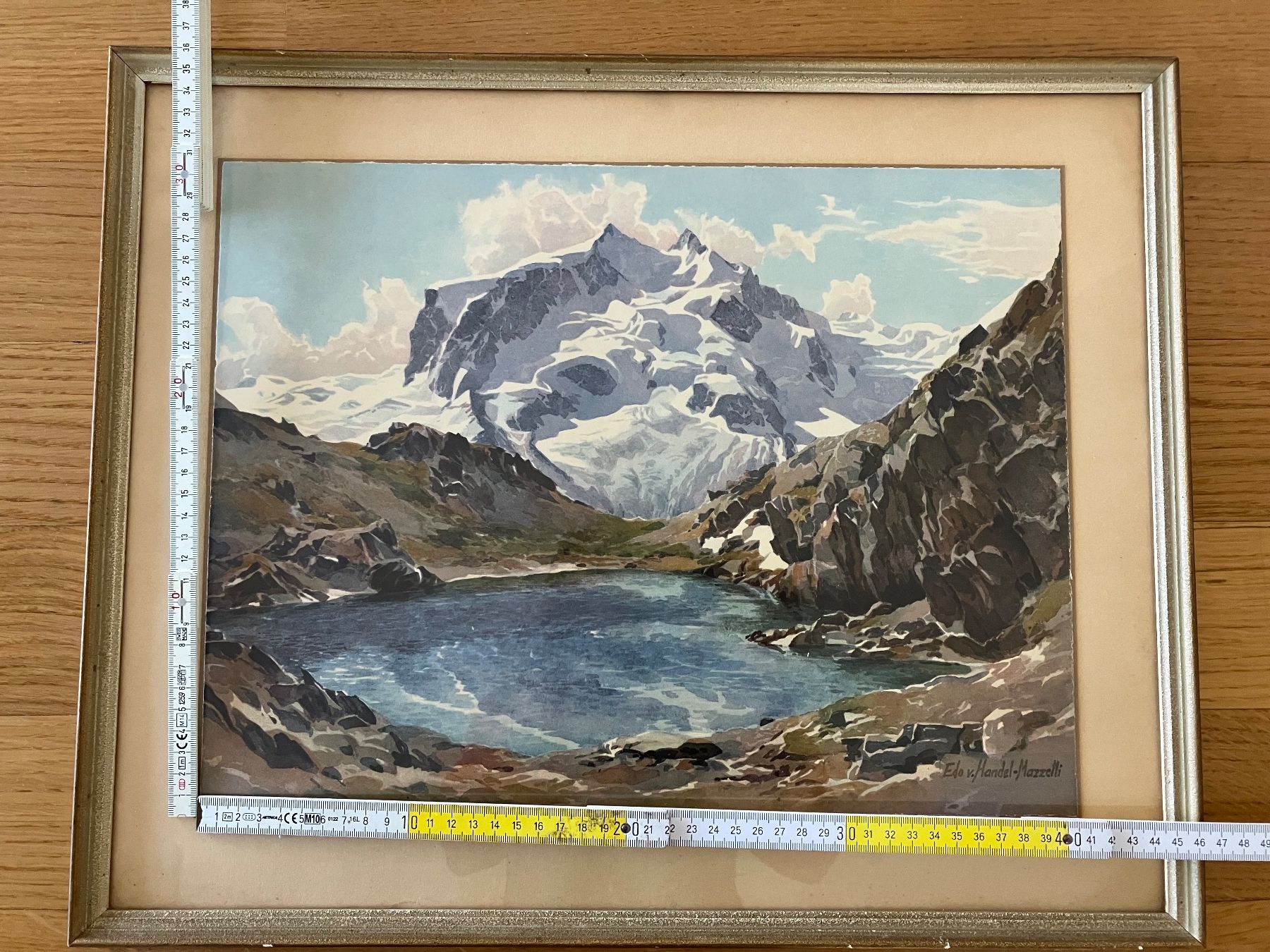 Grafica & Litografie: Edo V. Handel Mazzetti - Monte Rosa – Usato da losone venduto da china06 4