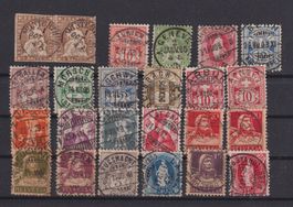 Herrliches Vollstempel - Lot ab Strubel-Paar !!