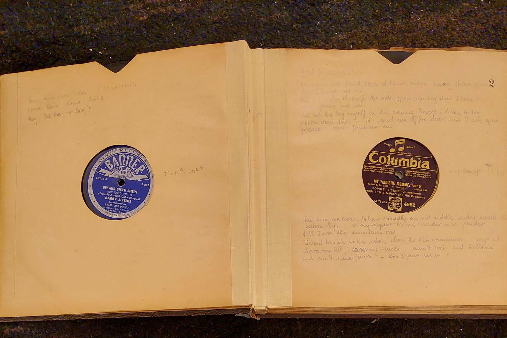 Dischi in vinile: 12x 25cm Schellackplatten mit yiddischer Misik/Interpreten – Usato da Zürich venduto da Cortin 2