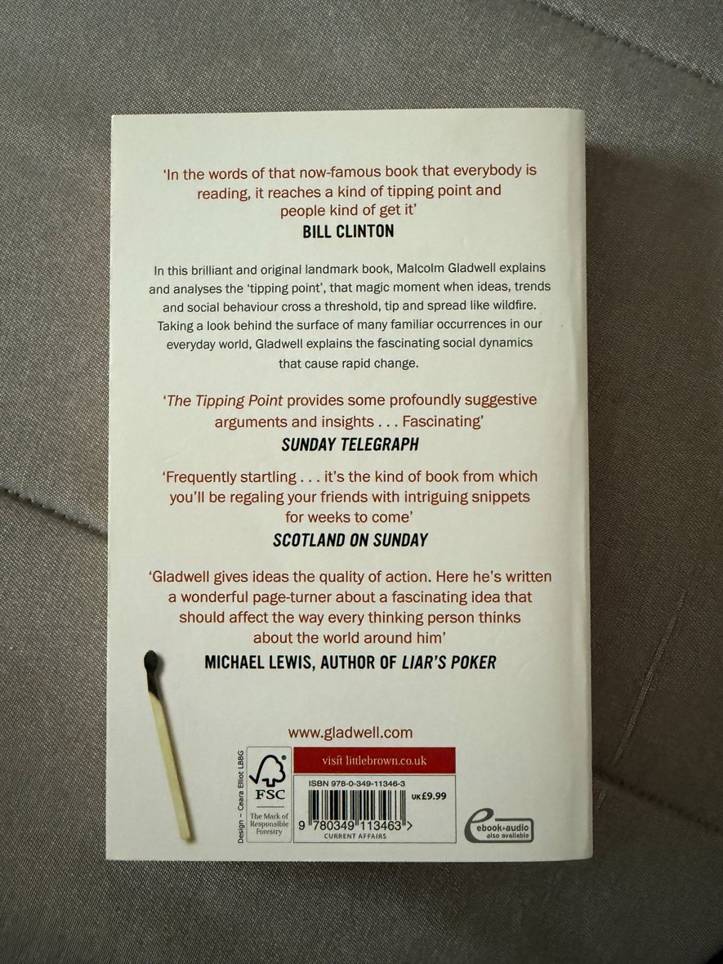 Libri: The Tipping Point book by Malcolm Gladwell – Usato da Zürich venduto da mei_wvq7 1