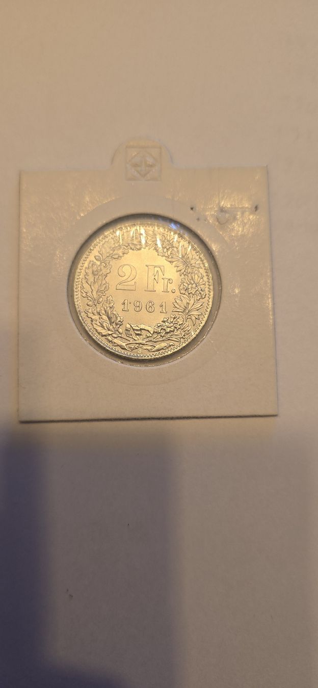 Toutes les monnaies: piece 2chf 1961 UNZ – Neuf (Voir description) à Fribourg par yan_z5fr