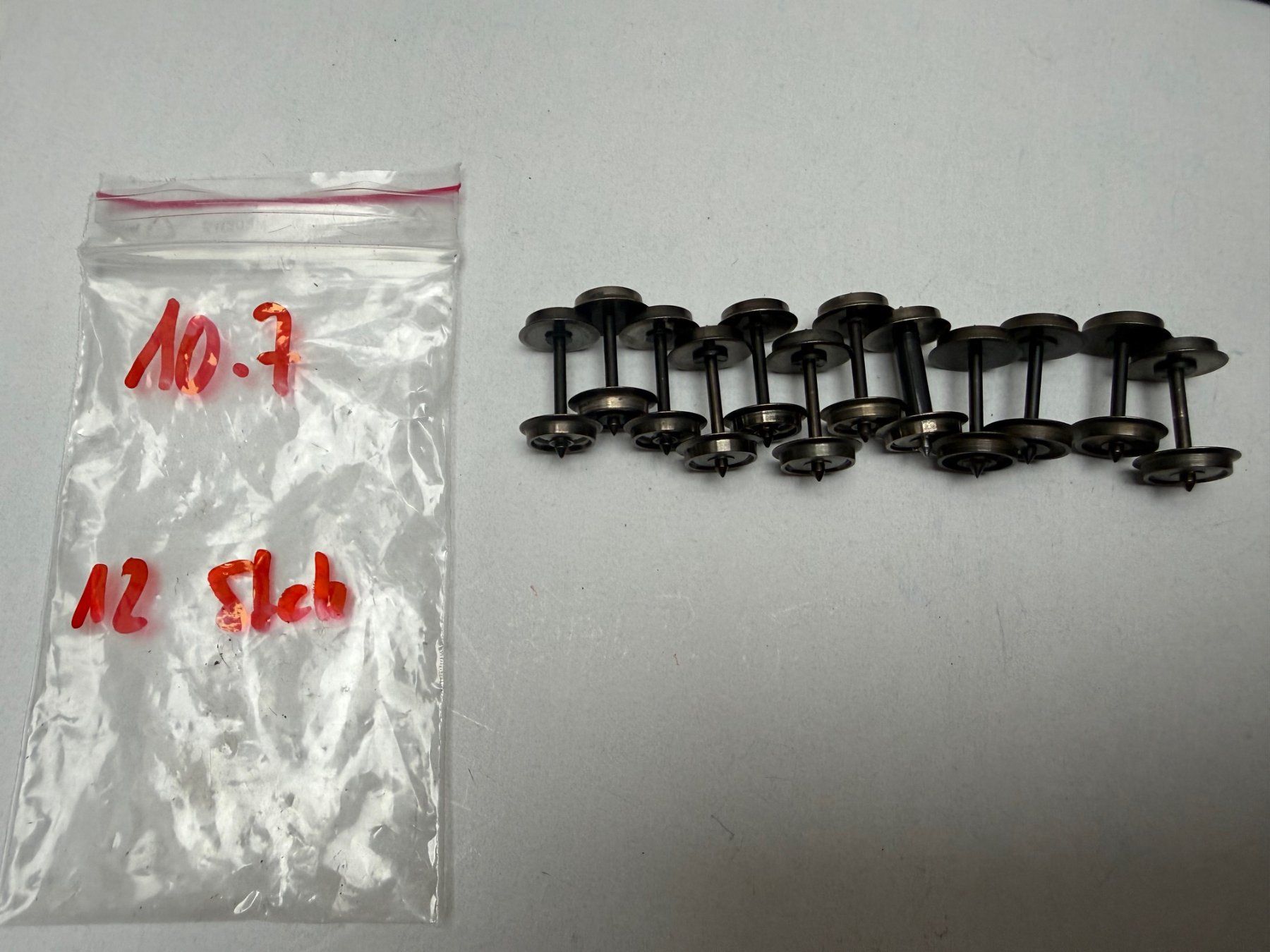 Modellini di ferrovie: Radsätze 10.8 mm Gleichstrom – Usato da Winterthur venduto da pascalCCS 1