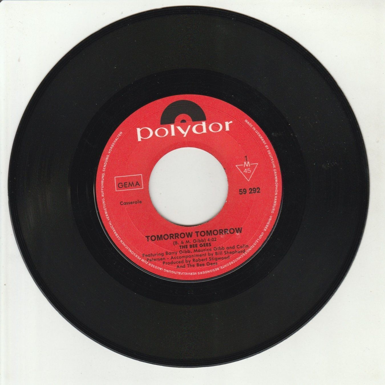 Dischi in vinile: Bee Gees - Tomorrow, Tomorrow 7" Vinyl – Usato da Tübach venduto da JamesStone 2