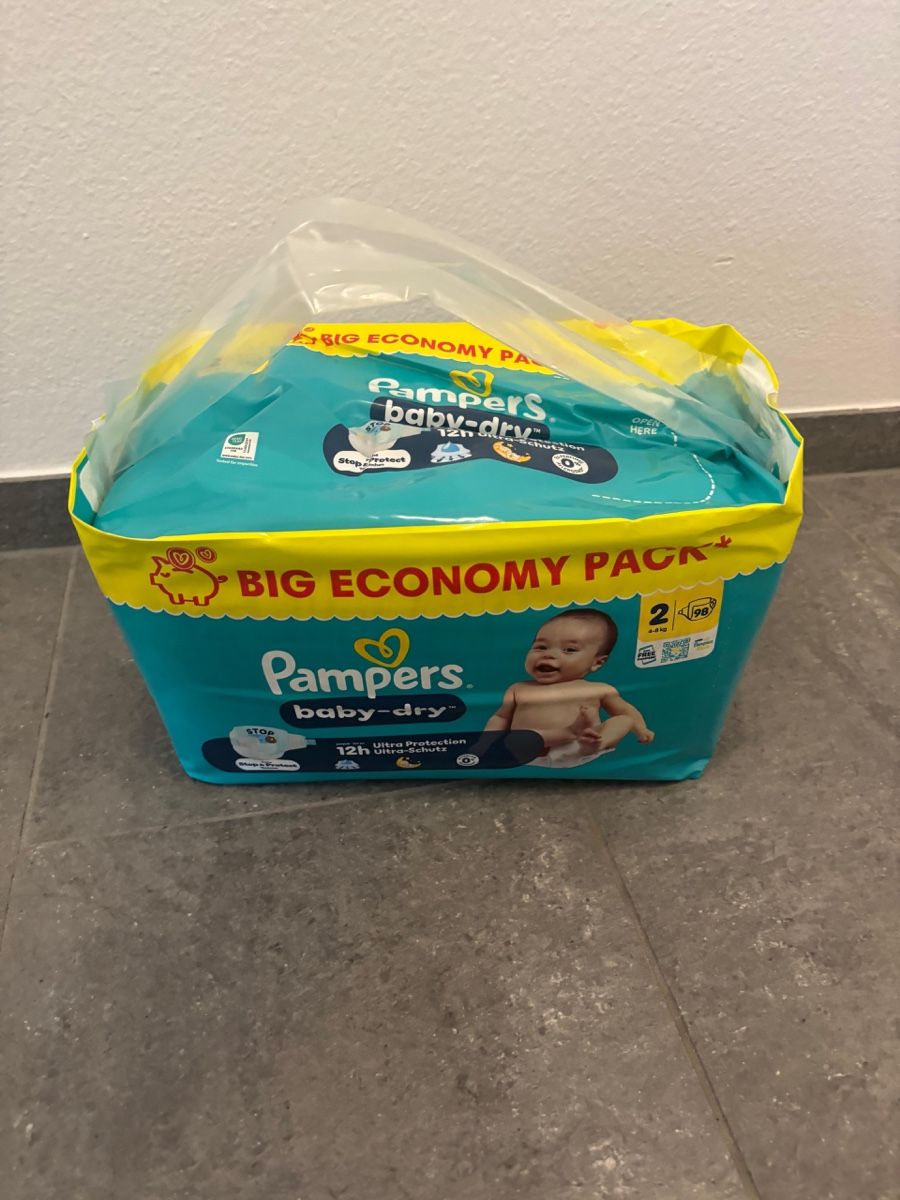 Pampers Secchi per pannolini & Pannolini: 235 Stück Pampers Grösse 2 neu – Nuovo e nell'imballaggio originale da Zug venduto da amolution 1
