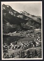 St. Moritz, Ortsansicht aus der Vogelsch