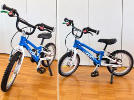 Kinderfahrrad Woom 2 blau 14 Zoll  frisch ab Service