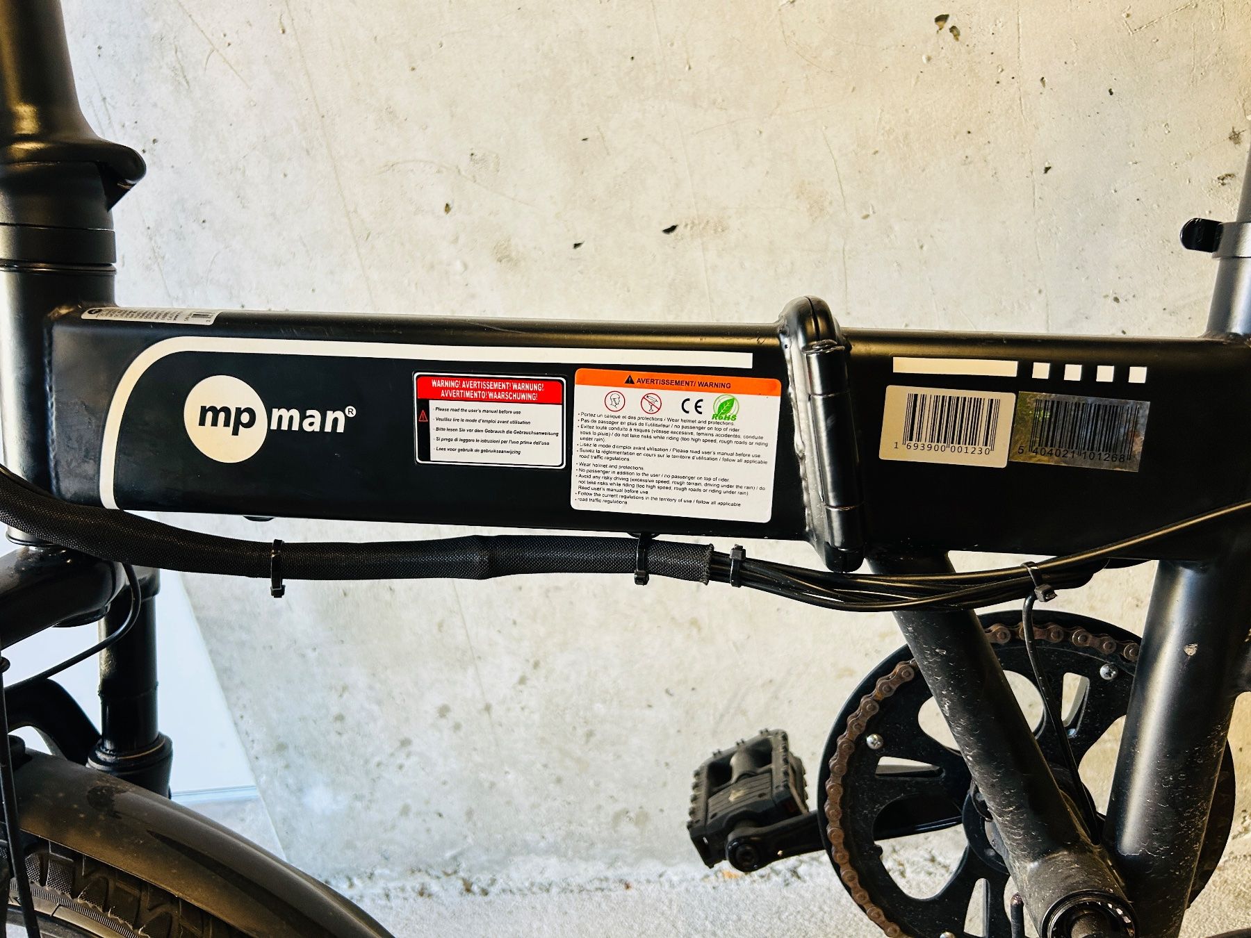 Mpman Biciclette: MPMan EB16 – Klappbares Elektrofahrrad (16 Zoll) – Usato da Visp venduto da I.G.-1909- 5