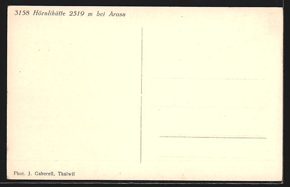 Cartoline postali: Hörnlihütte, Berghütte mit Umgebung – Usato da Berlin venduto da bartko-reher 1