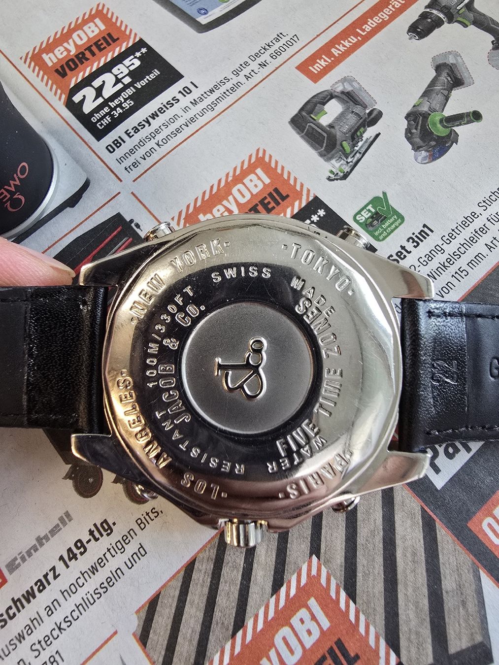 Uhren: Jacob & Co. Five Time Zone Factory Diamond – Gebraucht aus Basel von TimelessWanderer 1