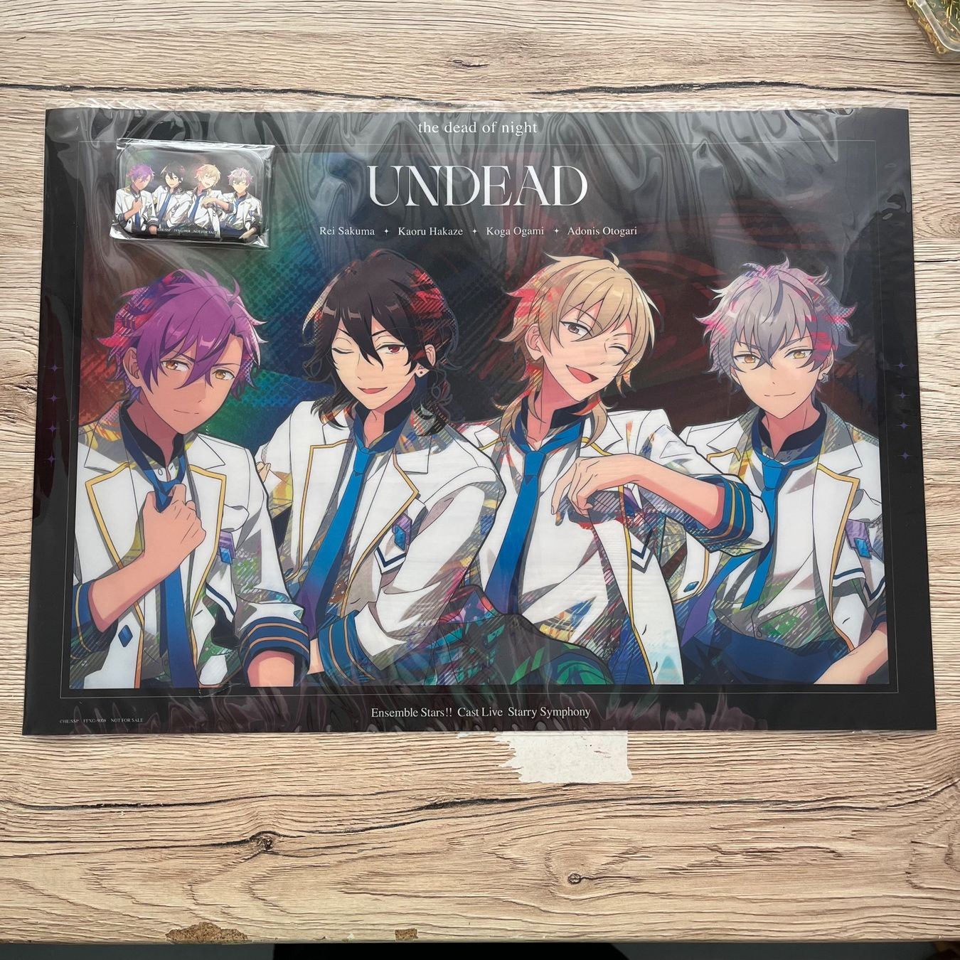 Foto & Immagini: Ensemble Stars Undead Clear Poster A3 mit Button – Nuovo (secondo la descrizione) da Grenchen venduto da sojalatte