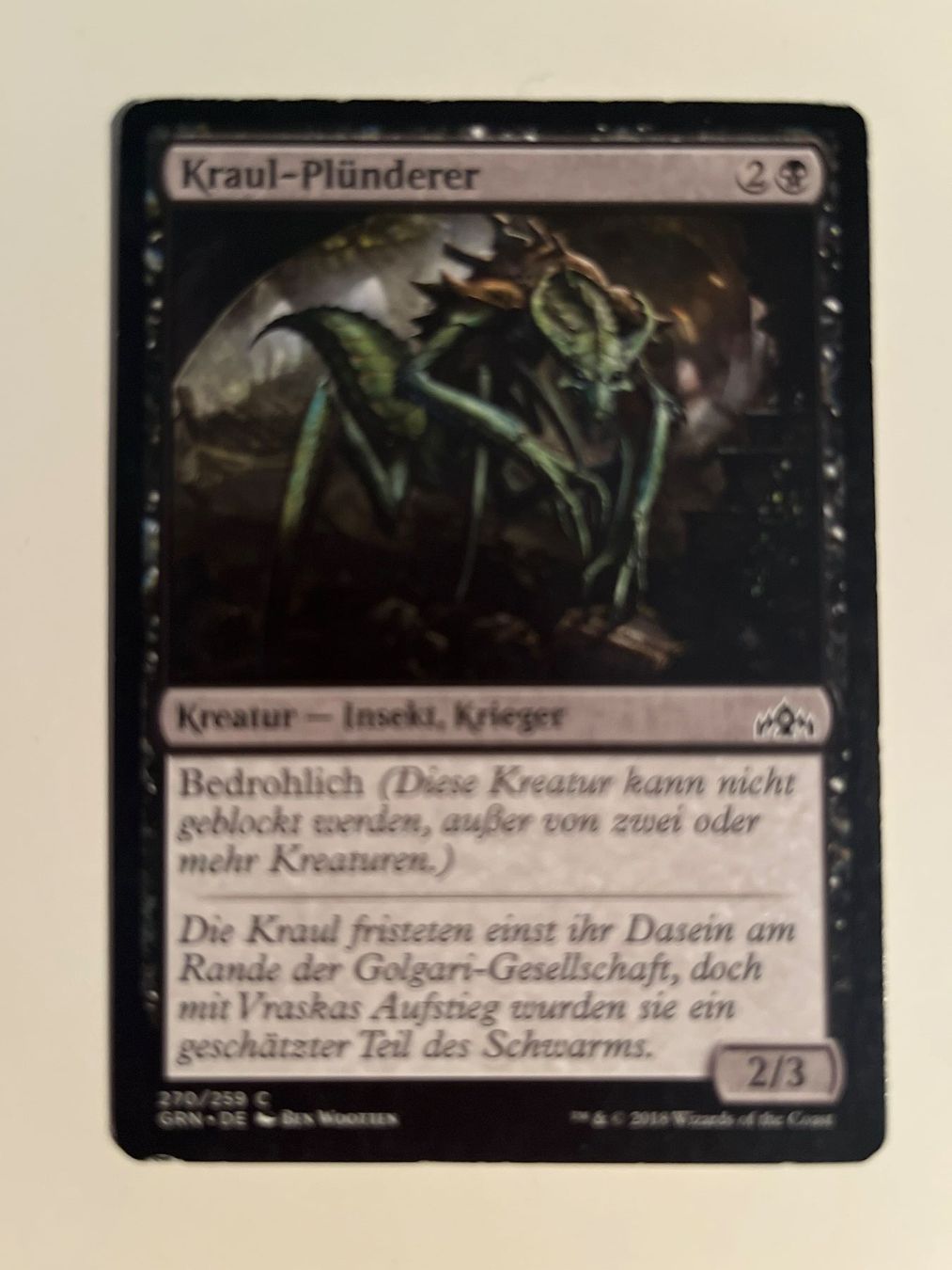 Magic The Gathering Carte collezionabili: 1 x Kraul-Plünderer - Magic: The Gathering - MtG – Usato da Kriens venduto da Shadi1980