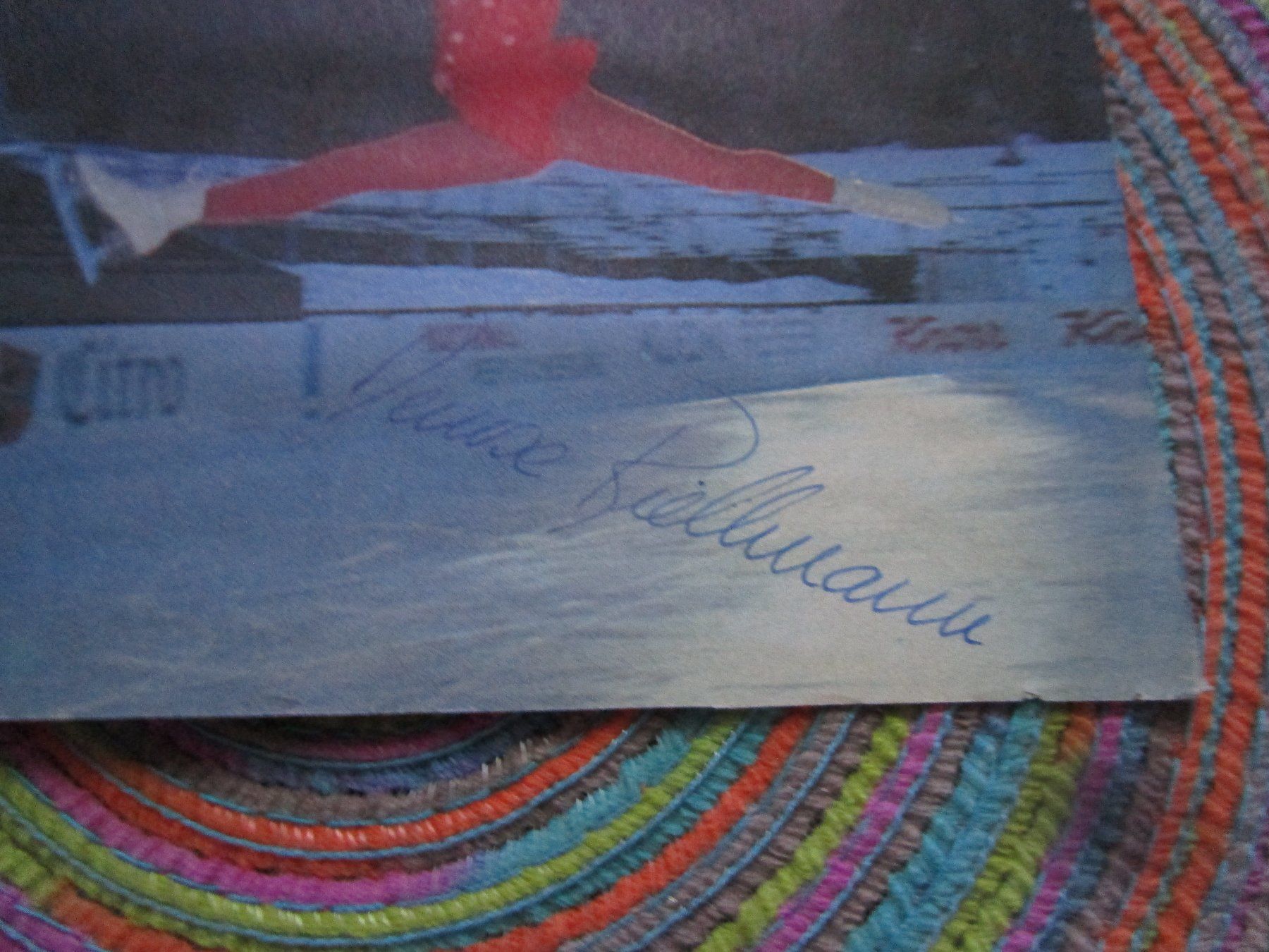Autogramme: DENIS BIELLMANN FARB AUTOGRAMM ORIGNAL EISKUNSTLÄUFERIN CH – Gebraucht aus GUTENSWIL von Alpina6 1