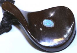 Opal Halskette mit Opal-Intarsien 35.60