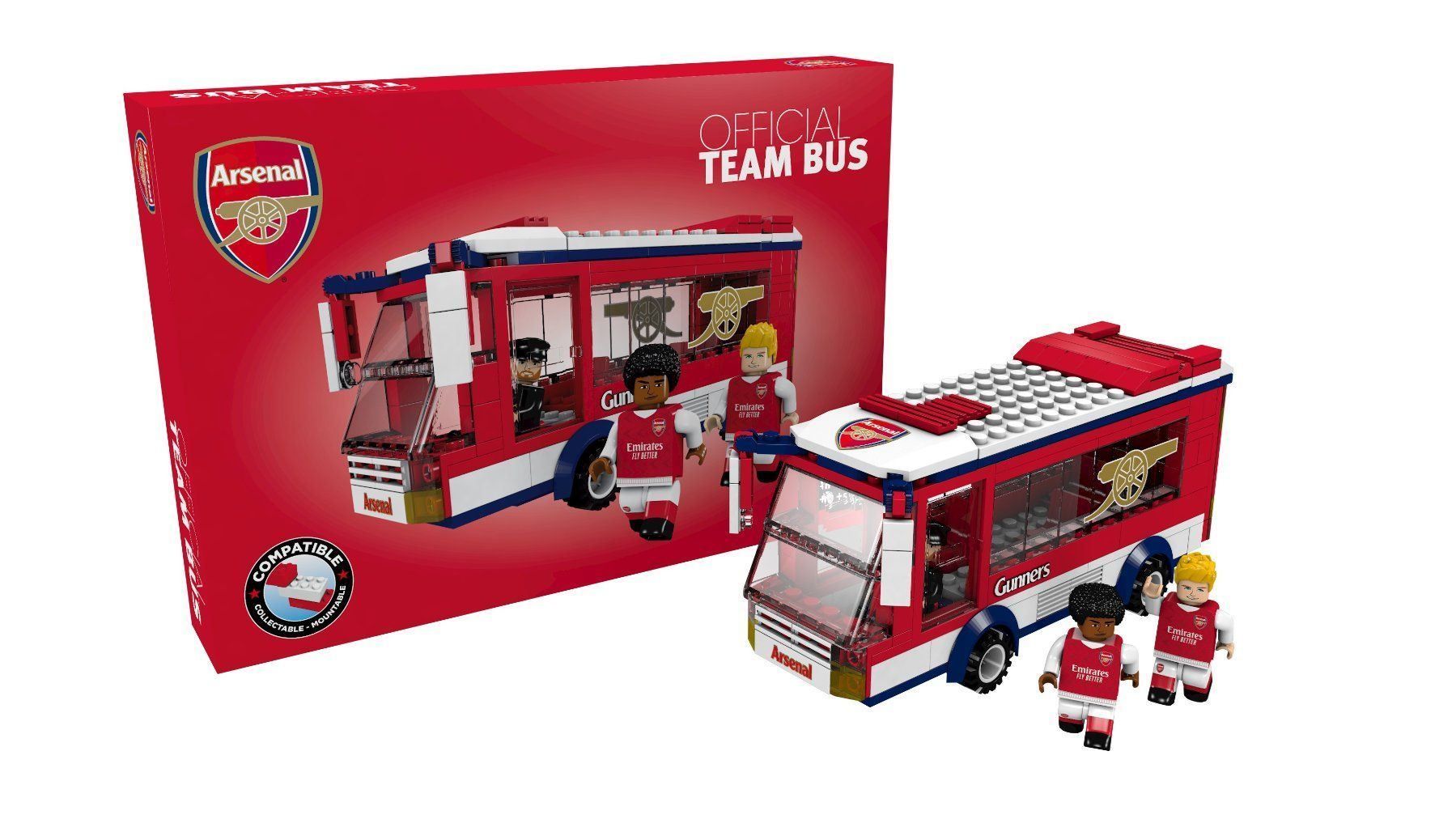 Baukästen: Arsenal London Mannschaftsbus – Neu und originalverpackt aus Wil SG von Football-Legends