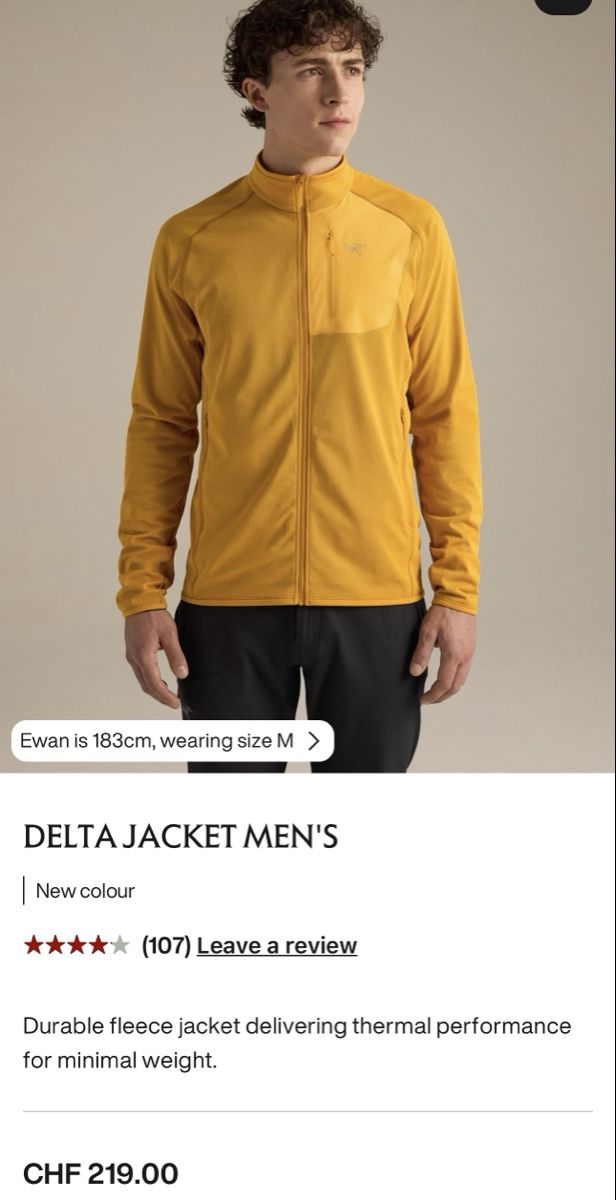 Giacche: Arctryx DELTA JACKE G M – Nuovo e nell'imballaggio originale da Maienfeld venduto da tobeyl2020