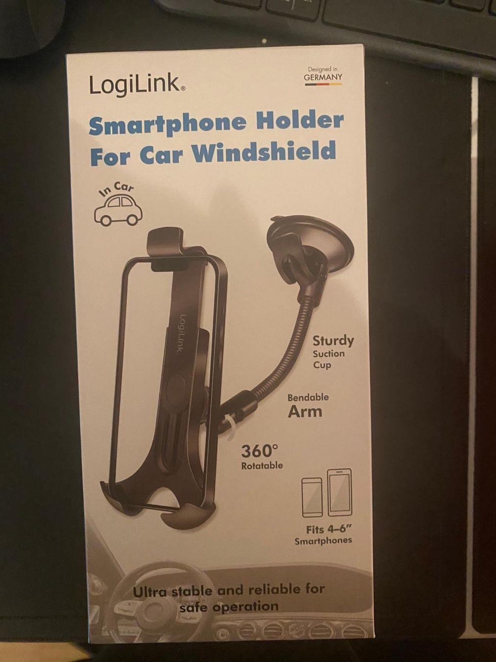 Halterungen: LogiLink Handyhalterung Windschutzscheibe, Neu! – Neu und originalverpackt aus Zürich von drummergirl98