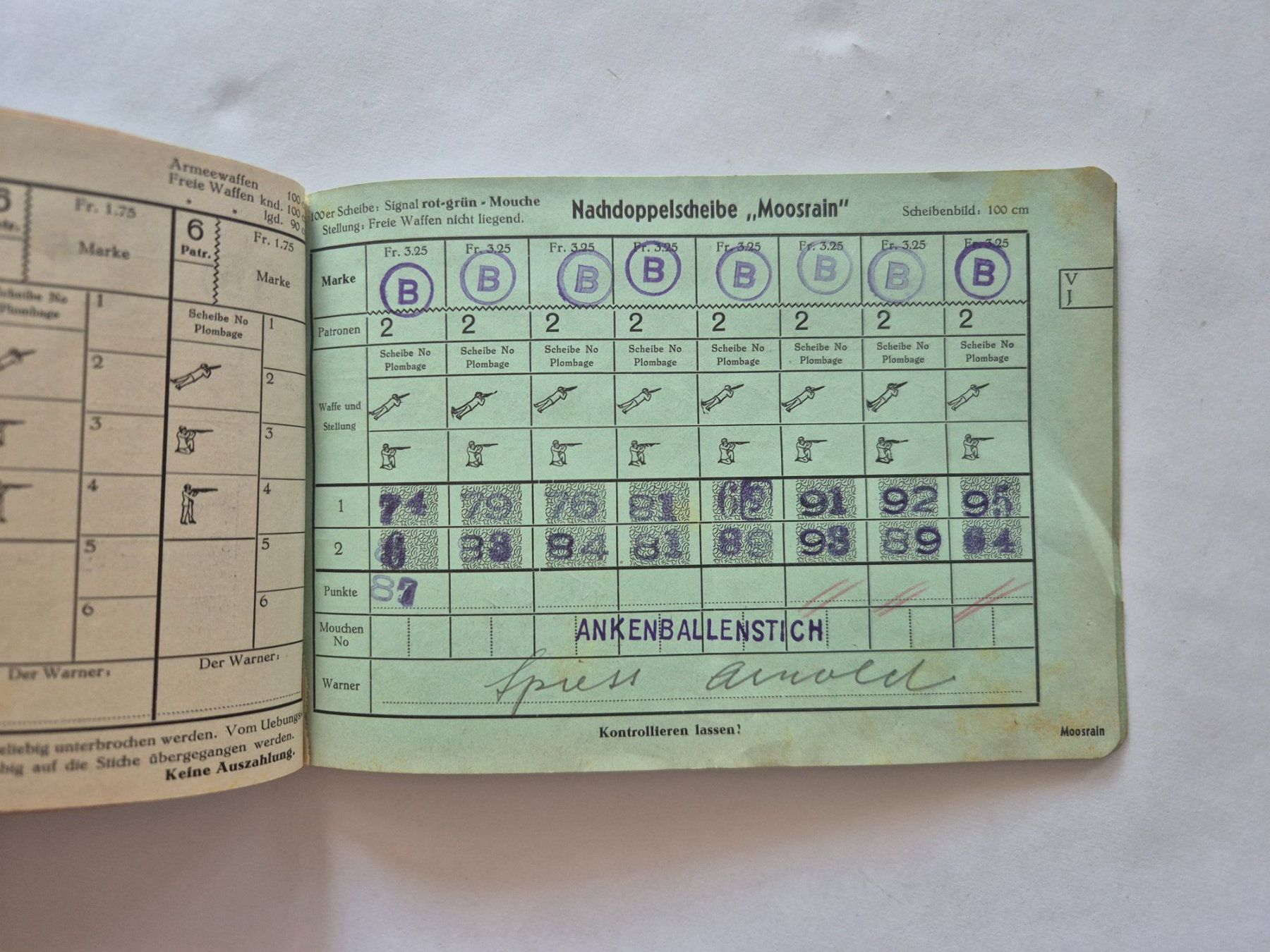 Documenti: Oberaargau Landesschiessen Herzogenbuchsee 1938 – Usato da Langendorf venduto da zvonu161 6