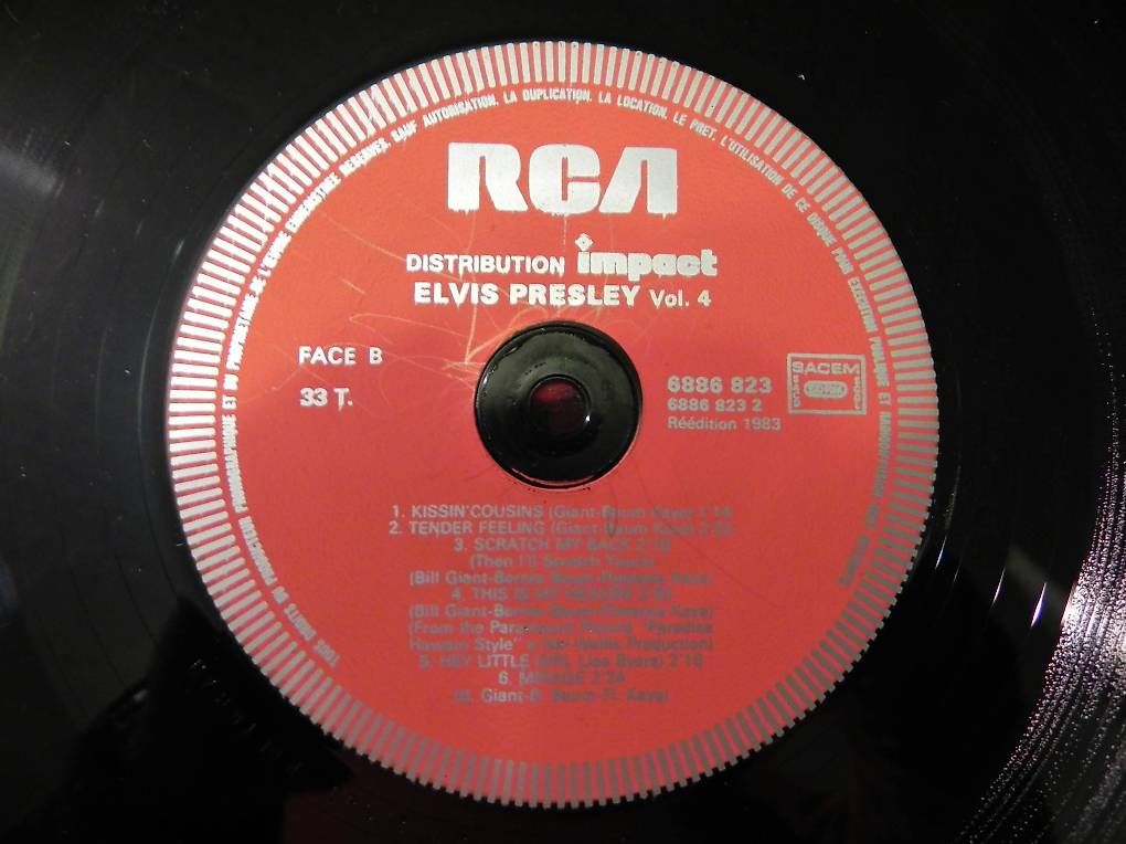 Dischi in vinile: Elvis Presley - Volume 4 - Lp – Usato da la Chaux-de-Fonds venduto da Lampe 2