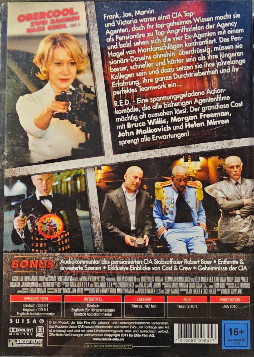 Tous les DVDs: R.E.D. – D'occasion à Wahlen b. Laufen par Cg10 1