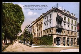 Zürich, Café Gessner-Allee, Schützeng